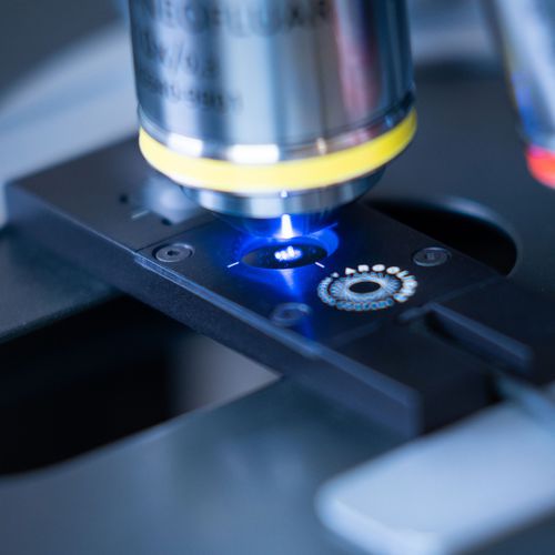 Objektträger für Mikroskope / Kalibrierung - Argo-POWER LM V2 - Argolight - Fluoreszenz