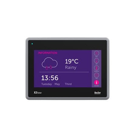 HMI mit Touchscreen - X2 base 7 - Beijers Electronics APAC - einbaufähig / 800 x 480 / ARM Architektur