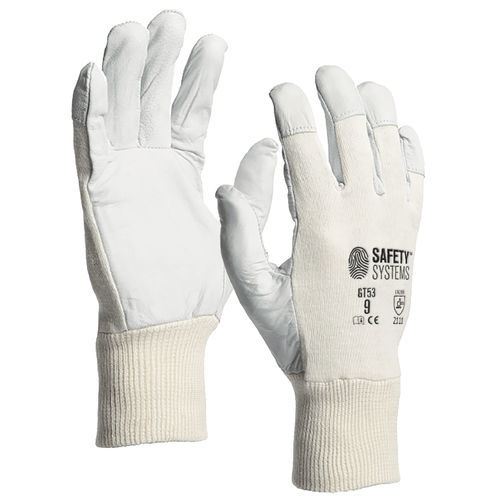 Handschuh / mechanischer Schutz - GT53 - Lanzi Srl | Safety Systems - für Materialumschlag / ölbeständig / Leder