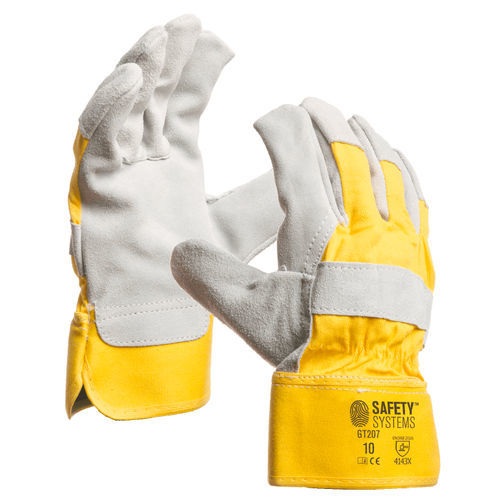 Handschuh / mechanischer Schutz - GT207 - Lanzi Srl | Safety Systems - für Materialumschlag / ölbeständig / Leder