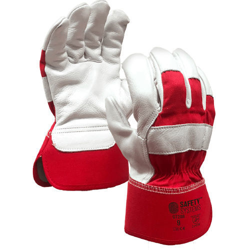 Handschuh / mechanischer Schutz - GT208 - Lanzi Srl | Safety Systems - für Materialumschlag / ölbeständig / genarbtes Rindleder