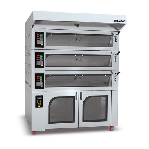 Etagen-Lebensmittelofen - PMKF 6, PMKF 12 - Porlanmaz Fırın Makinaları - elektrisch / Dampf