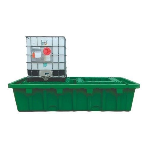 Auffangwanne für IBC-Container - RBA35 - Ricomi srl - Polyethylen / stapelbar / hohe Chemikalienbeständigkeit