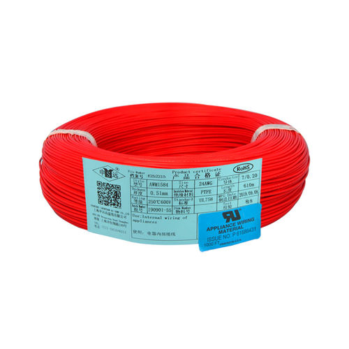 Isolierter Leitungsdraht - UL1659  - Shanghai Shenyuan High Temperature wire Co., Ltd - Kupfer / PTFE / weich