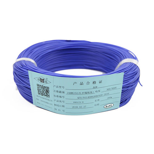 Isolierter Leitungsdraht - AGR/JG Series - Shanghai Shenyuan High Temperature wire Co., Ltd - Kupfer / Silikongummi / weich