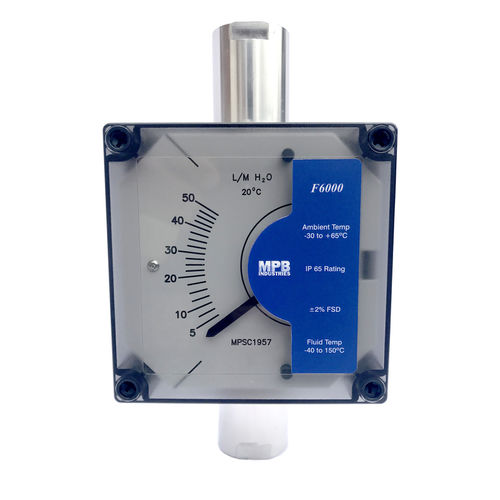 Schwebekörper-Durchflussmesser - F6000 series - MPB INDUSTRIES - Volumen / für Flüssigkeiten / für Gas