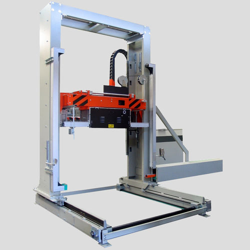 Vertikale Umreifungsmaschine - 08RP - OFFICINA MECCANICA SESTESE S.p.A. - automatisch / Ziegel / für Baustoffe