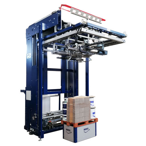 Haubenmaschine mit Stretchfolie - IS44 - OFFICINA MECCANICA SESTESE S.p.A. - automatisch / für Säcke / für Papier