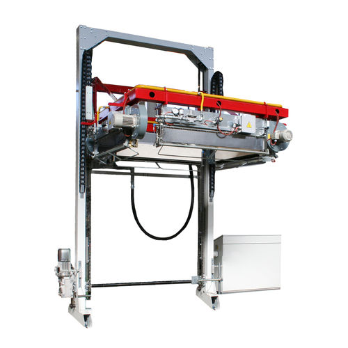Haubenmaschine mit Schrumpffolie - FT 55 - OFFICINA MECCANICA SESTESE S.p.A. - automatisch / für Säcke / für Glasbehälter