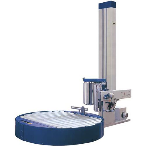 Stretchwickler mit Drehteller - AV 300 - OFFICINA MECCANICA SESTESE S.p.A. - vollautomatisch / für Karton / für Papier