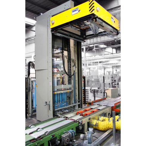 Haubenmaschine mit Schrumpffolie - AT 53 - OFFICINA MECCANICA SESTESE S.p.A. - automatisch / für Säcke / für Baustoffe
