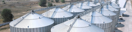 Silo mit konischem Boden - ottevanger - galvanisiertem Stahl / für Industrieanwendungen