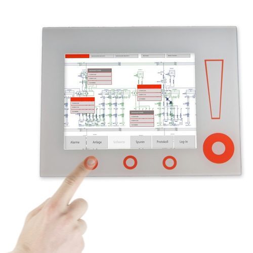 Wandmontierter Nummernblock - Elektrosil GmbH - kapazitiv / Acryl / Glas