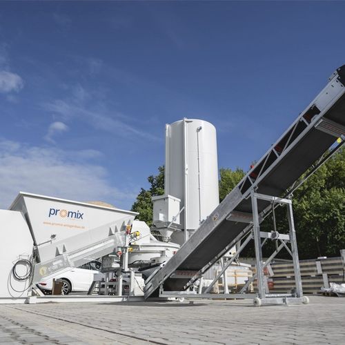 Mobile Betonmischanlage - promix-1000 - promix Anlagenbau GmbH & Co. KG - kompakt / automatisch