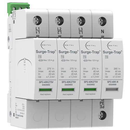 Überspannungsableiter / Klasse IEC 2 - OSPD-1A - Orbital Lightning Protection Technologies - Klasse IEC 3 / zweipolig / für DIN-Schiene