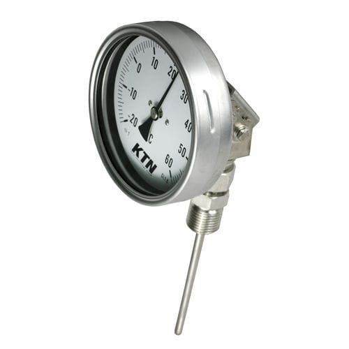 Bimetall-Thermometer - 91O - KTN - mit Zifferblatt-Anzeige / Edelstahl