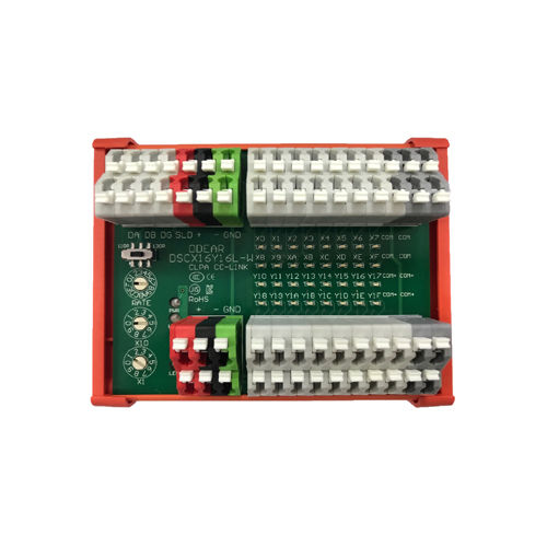 Klemmenblock für E/A Modul - DSCX16Y16L-W - JPC Connectivity - für Leiterplatten / Push-in / Leistung