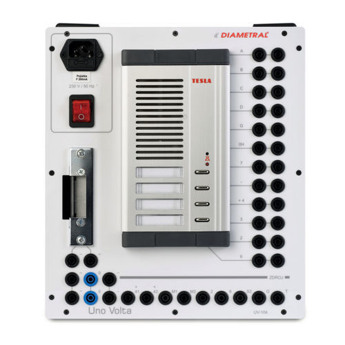 Demonstrationstafel für Elektroinstallation - UV-104 - Diametral a.s.