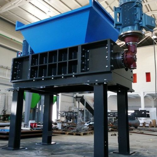 Zweiwellenschredder - Whale Series - TECNO COSTRUZIONI SRL - für Abfall / robust