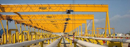 Einträger-Portalkran - Alexandria Crane Systems - schienenmontiert / für schwere Lasten