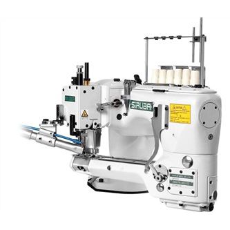 4-Nadel-Nähmaschine - SIRUBA D007R Series - H SEWING CO., LTD. - 6-Faden / Gewebe / stationär