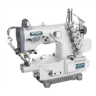 Steppstich-Nähmaschine - SIRUBA S007K/KD Series - H SEWING CO., LTD. - Interlockstich / Dreinadel / Gewebe