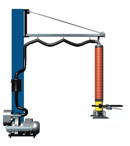 Schlauchheber für Karton - VEL160-2.5-STAND - Herolift - für Beutel / für Fässer / für Holzplatten