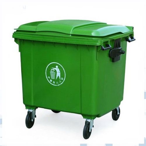 HDPE-Müllbehälter - KT-1100L - Qingdao King Tai Plastic Industry Co.,Ltd - für Industrieprodukte / mit Deckel / 4 Räder