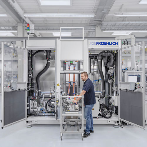 Druckprüfstand - JW FROEHLICH Maschinenbau GmbH - Leistung / Temperatur / Durchfluss