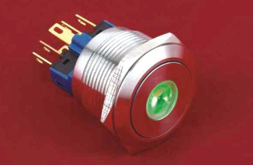 Vandalismussicherer Drucktaster - GQ22-11-D - Coca Enterprise Co.,Ltd. - IP65 / beleuchtet / Metall