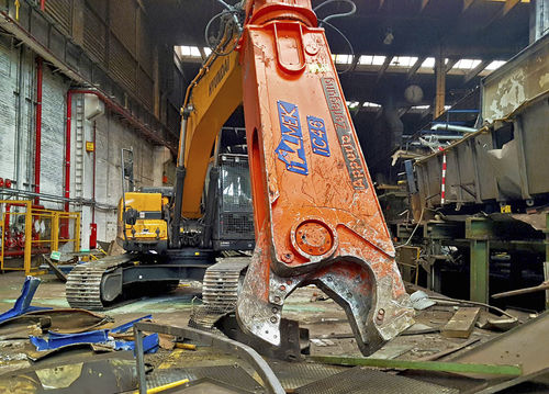 Hydraulischer Abbruchschere - IC46 - Italmek - für Bagger / für Stahlschrott / für Stahl