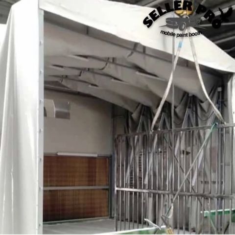 Offene Lackierkabine - RETRA-FLEX - SELLERPRO COMPANY - für Fahrzeuge / Filterung / automatisch