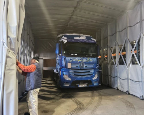 Geschlossene Lackierkabine - RETRA-FLEX PL - SELLERPRO COMPANY - für LKW