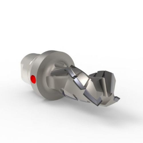 Wendeplattenfräser - MACH 3 EVO AES21  - Cruing Italy srl - PKD / mit Zylinderschaft / für CNC-Maschinen
