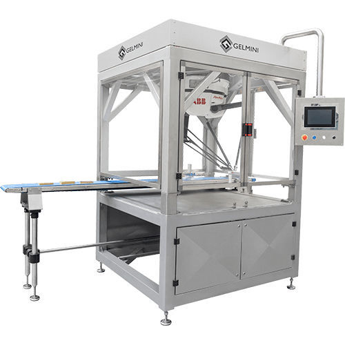Automatisiertes Beladungssystem - DELTA - Gelmini - in einer Tiefziehverpackungsmaschine / für die Lebensmittelindustrie / Roboter