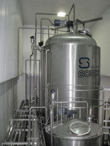 Aseptisches Becken - Sordi SRL - Speicher / Sterilisation / für Nahrungsmittel