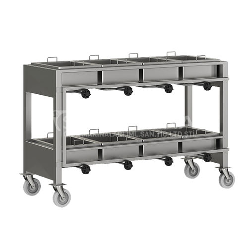 Transportwagen - STK Makina - 2 Ebenen / für die Lebensmittelindustrie