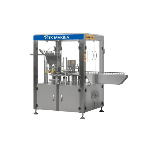 Topffüllmaschine - STK Makina - für Milchprodukte / für die Lebensmittelindustrie
