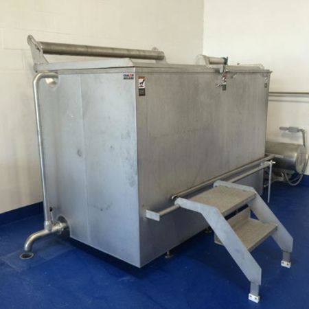 Automatische Waschanlage - CHALON MEGARD - für die Lebensmittelindustrie / mit Spülvorgang / mit Desinfektion