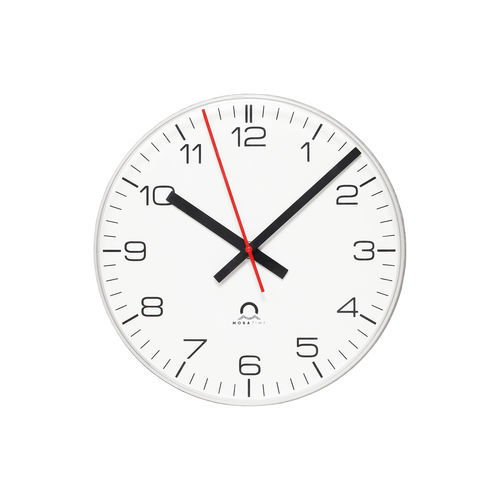 Schnurlose Uhr - ECO - MOBATIME Swiss Time Systems - Synchron / Funkfunktion DCF77 / Analog