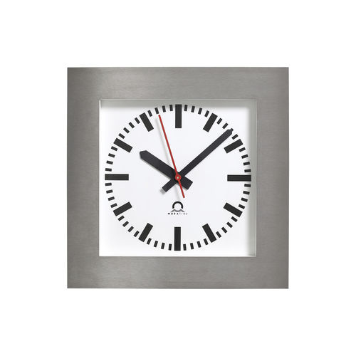 Synchronuhr - SLH-OP - MOBATIME Swiss Time Systems - für den Innenraum / Edelstahlgehäuse / NTP
