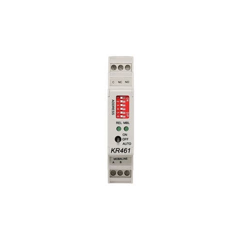 Schaltrelaismodul - MOBALine Switch Relay KR461 - MOBATIME Swiss Time Systems - Hutschienen