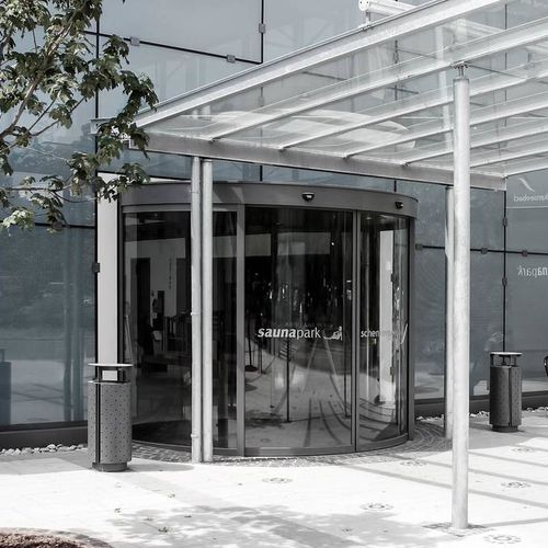 Rund-Schiebetür - Gilgen Door Systems AG - Glas / für Außenbereich / automatisch