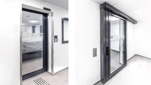 Schiebetür - SL-GUARD FB4 / RC3 - Gilgen Door Systems AG - Glas / für den Innenbereich / Sicherheit