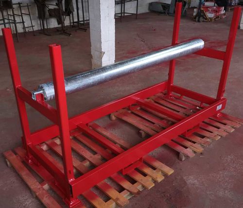 Stahl-Palettenbox - RED - BAN-INOX - für Papierrollen