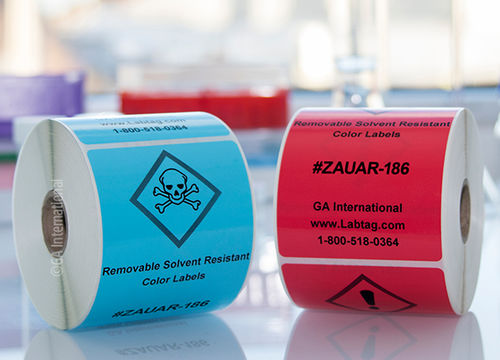 Bedruckbares Etikett - ZAUAR series - GA International - IndustriTAG - selbstklebend / für Thermotransferdrucker / für Flaschen