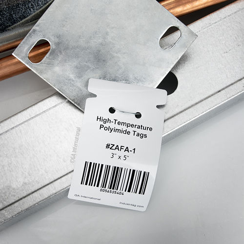 Kennzeichnungsetikett - ZAFA-1 - GA International - IndustriTAG - bedruckbar / Thermotransfer / Strichcode
