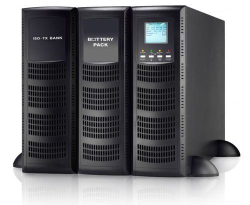USV mit Doppelkonvertierung - Custos 9X+ 6k/10k - FSP Technology Inc. - einphasig / mit LCD-Display / ECO