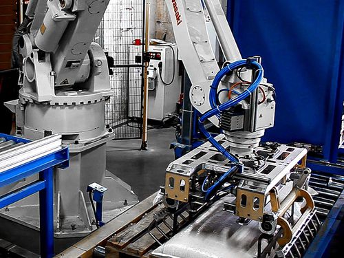 Roboter-Palettierer - TES STM GROUP - für Säcke / Umschlag / automatisch