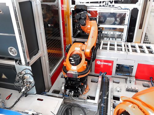 Roboter-Palettierer - TES STM GROUP - automatisch / kompakt